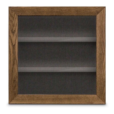 United Visual Products Outdoor Enclosed Combo Board, 42"x32", Black Frame/Burgundy & Rubber UVCB4232ODB-BURGUN-RUBBER